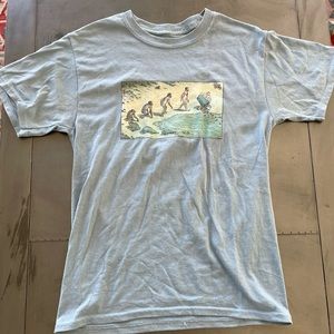 Top With Evolution Environmental Print on It